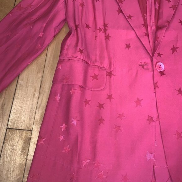 Equipment Star Blazer Hampton Jacket Pink stars - Picture 5 of 7